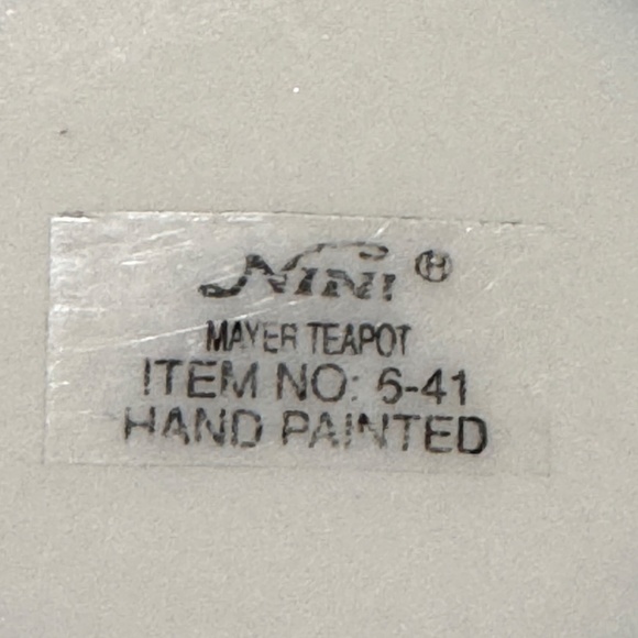 Vintage Hand Painted Ceramic Nina Mayer Teapot No. 6-41 Collectable - Picture 10 of 12